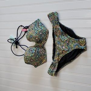 Victoria Secret, Top 34C/Bottom M, Multi Color